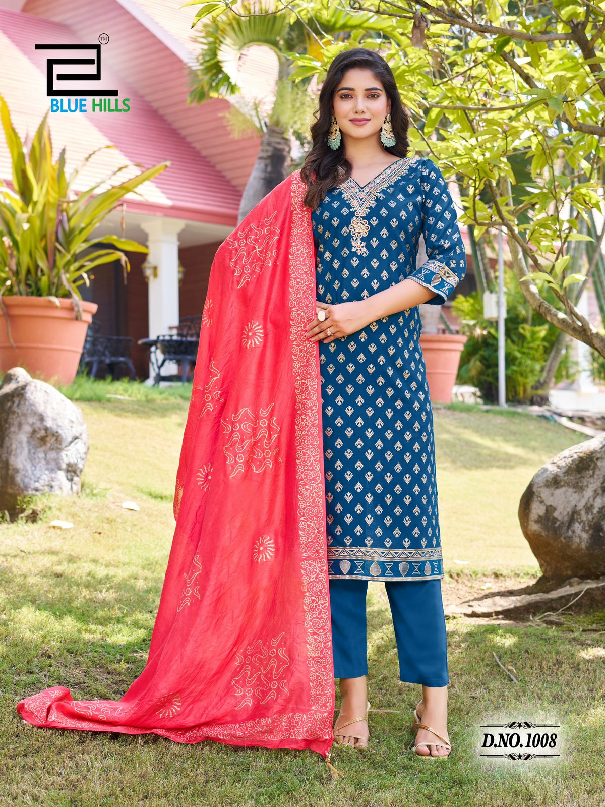 Lakshmi By Blue Hills Rayon Kurti With Bottom Dupatta Orders In India